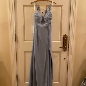 Dusty Blue Bridesmaid Dress